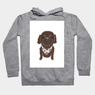 PEDICURE Puppy Dog Painting Hoodie